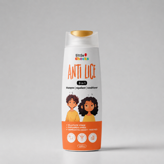 Anti Lice Shampoo 3 in 1 for Kids & Adults | Lice & Nits Removal | Conditioner + Repellent